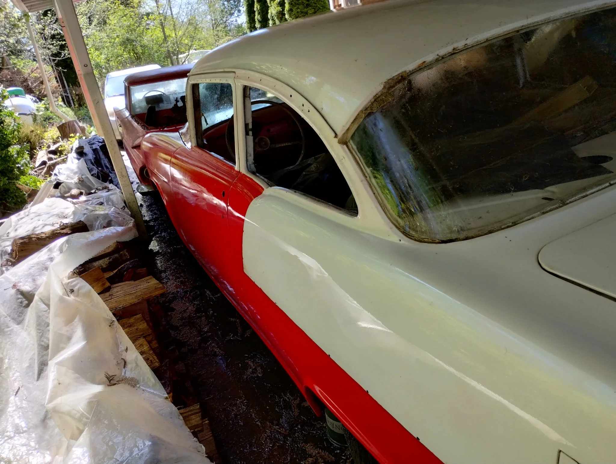 Chevrolet-Bel-air-1955-Red-Tan-1