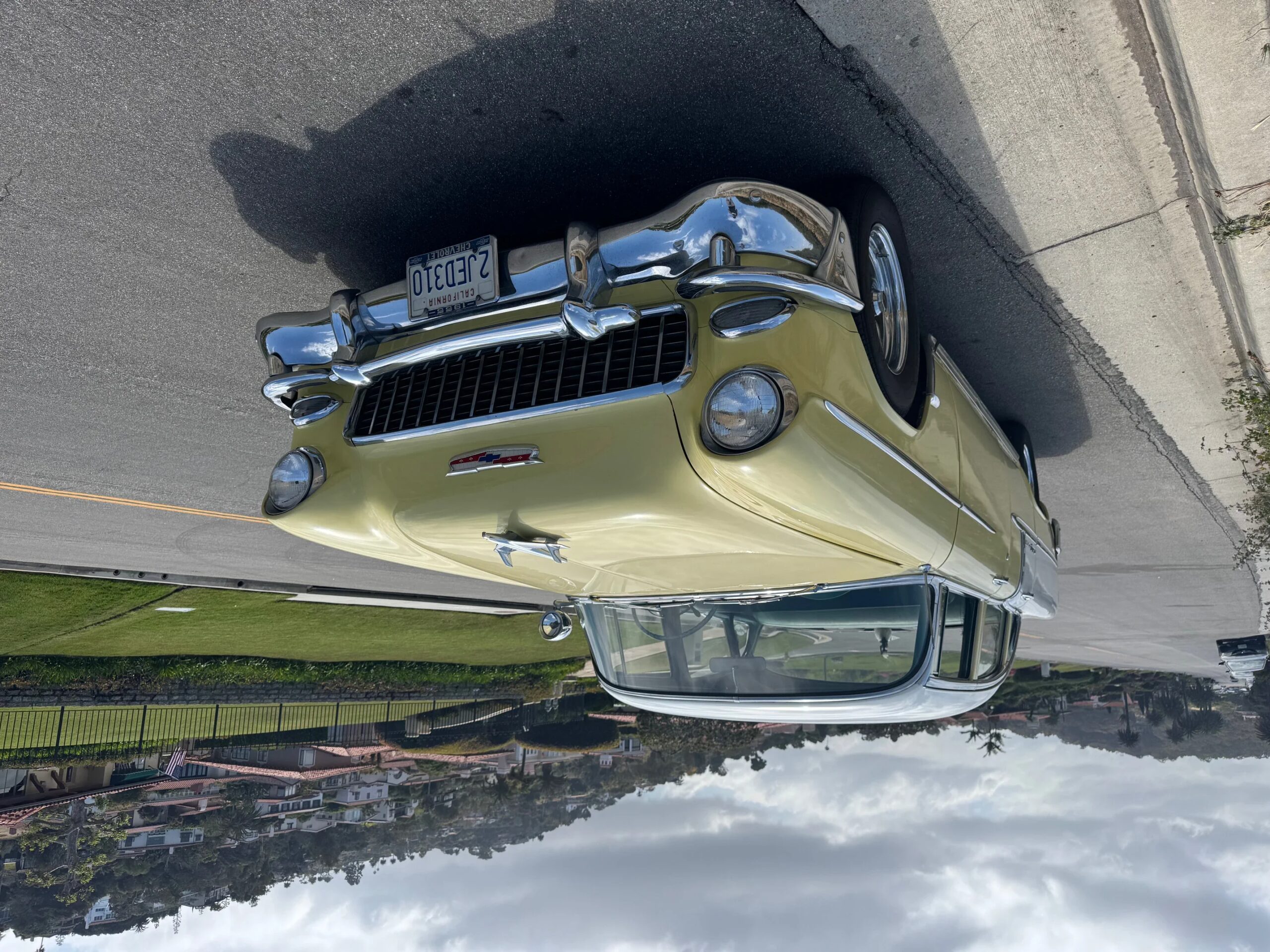 Chevrolet-Bel-air-1955-Yellow-Green-1