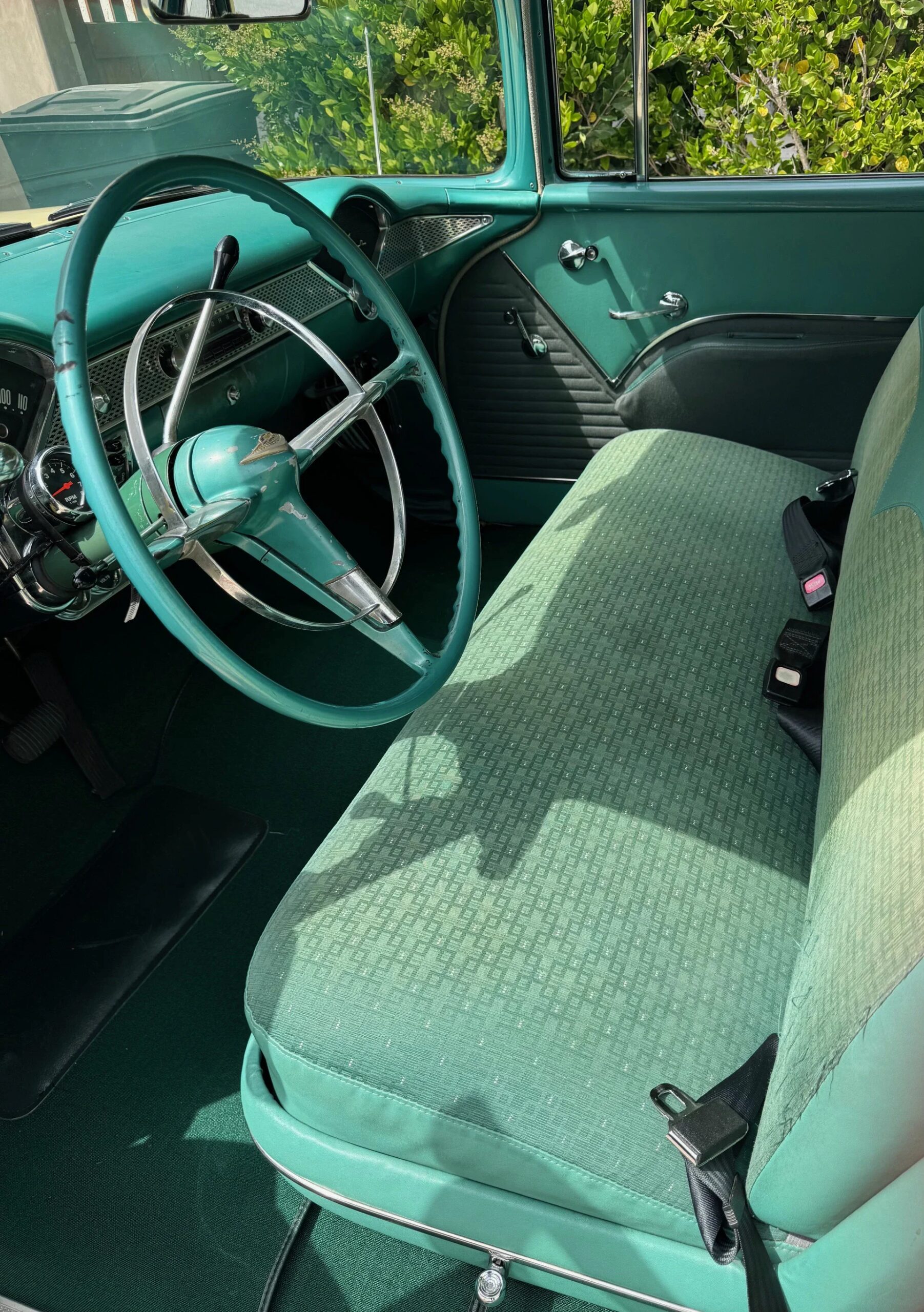 Chevrolet-Bel-air-1955-Yellow-Green-5
