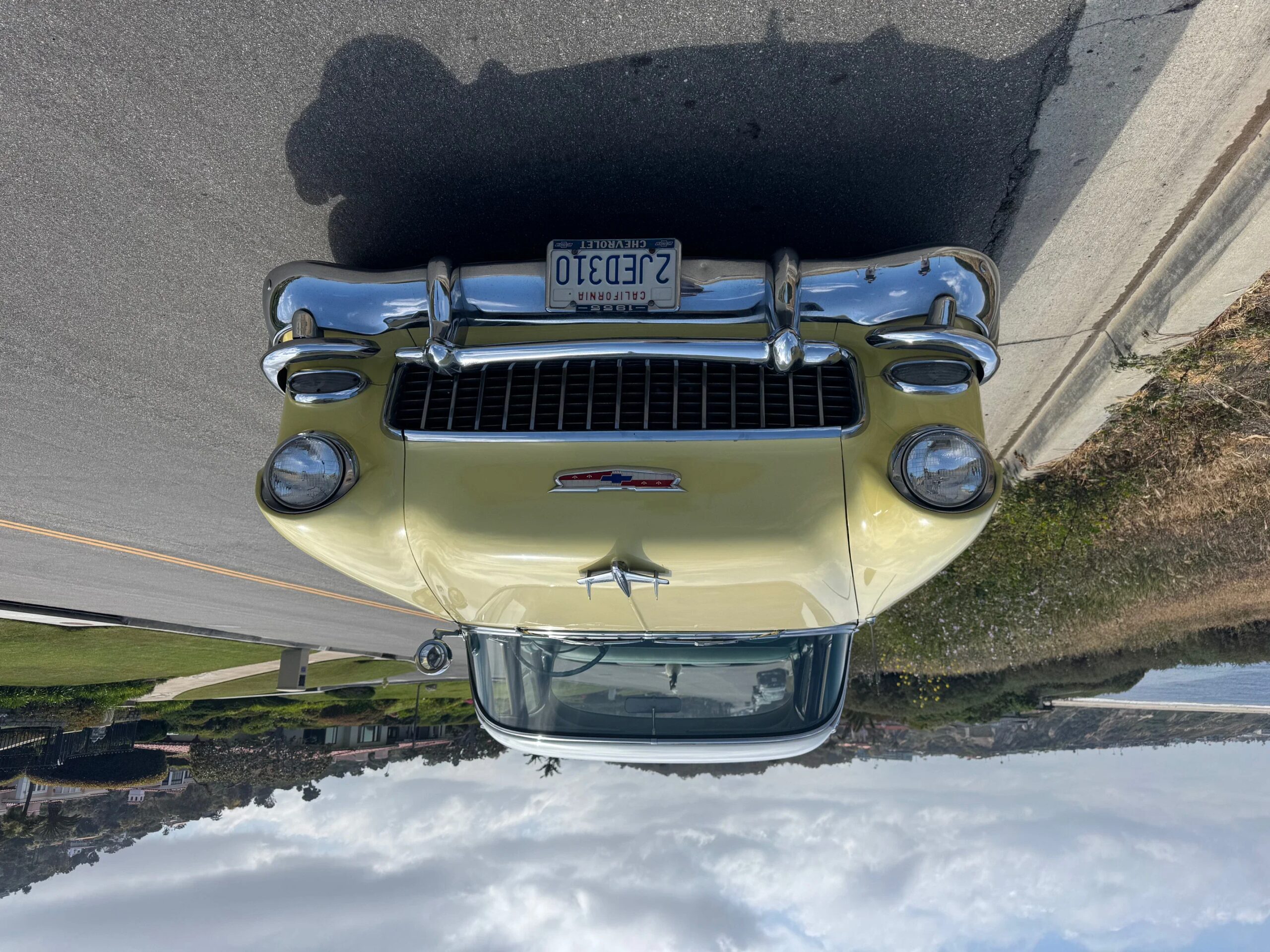 Chevrolet-Bel-air-1955-Yellow-Green