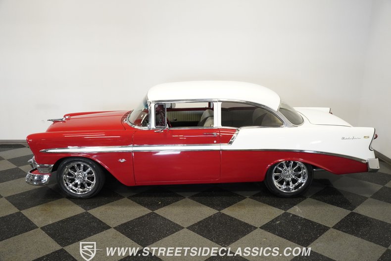 Chevrolet-Bel-air-1956-Red-White-11