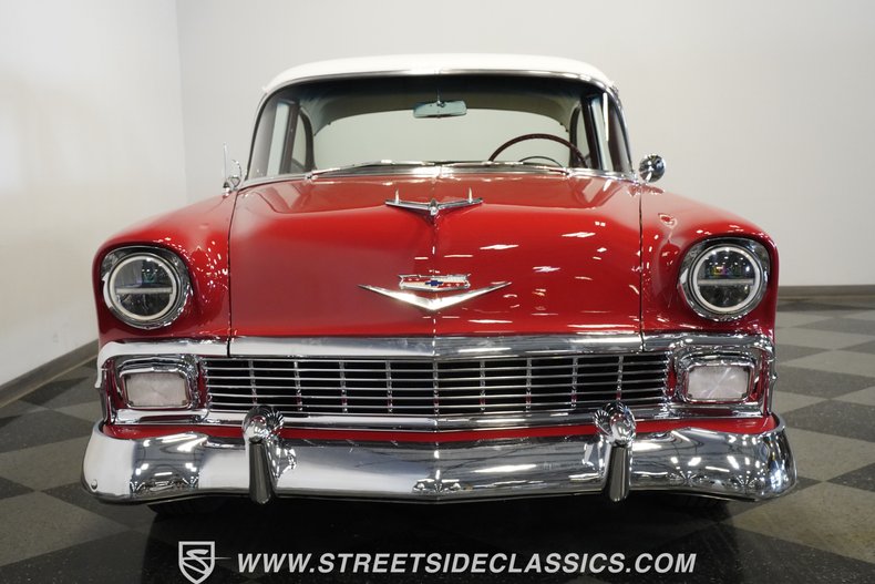 Chevrolet-Bel-air-1956-Red-White-34