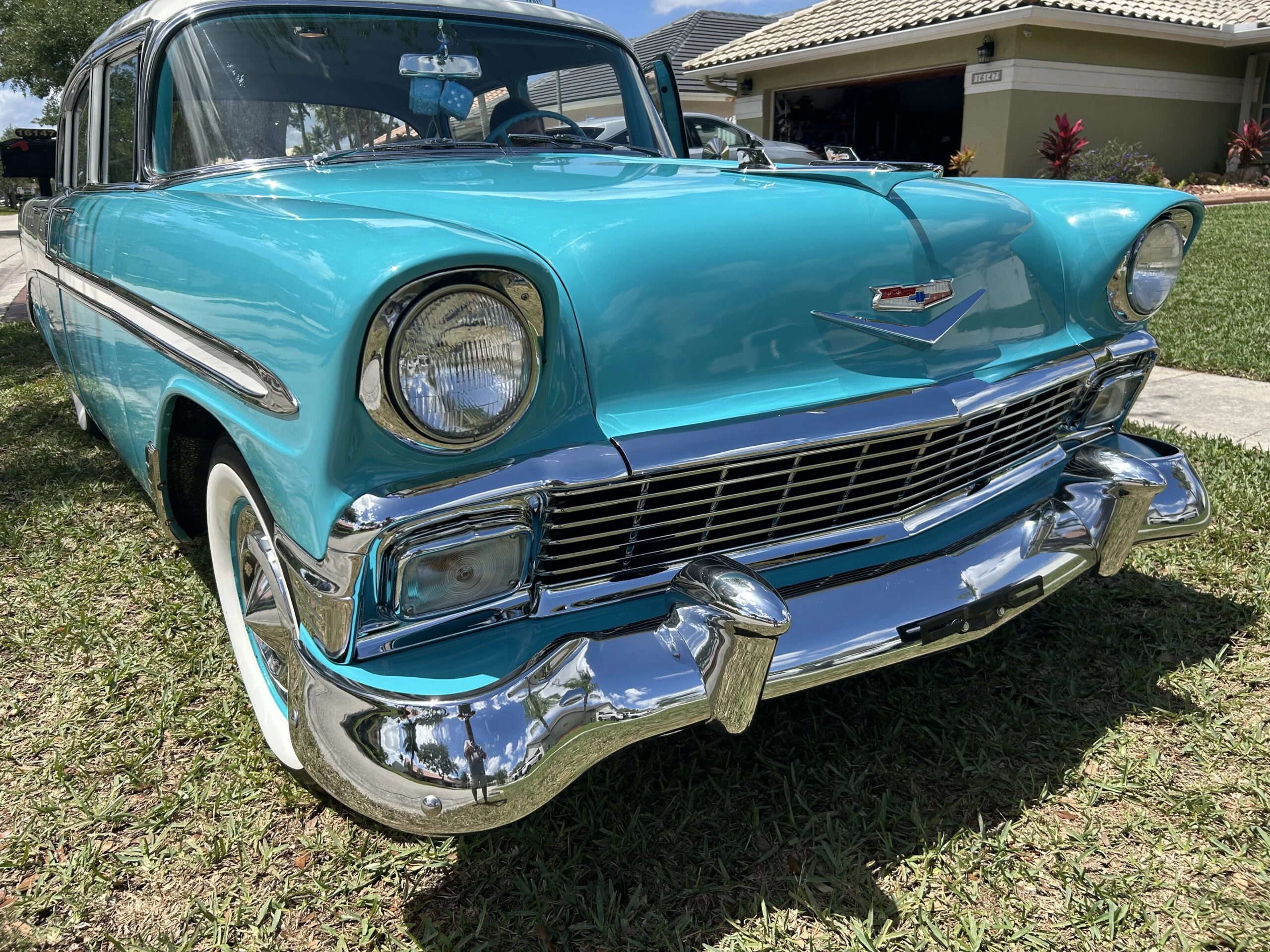 Chevrolet-Bel-air-1956-Turquoise-Turquoise-13