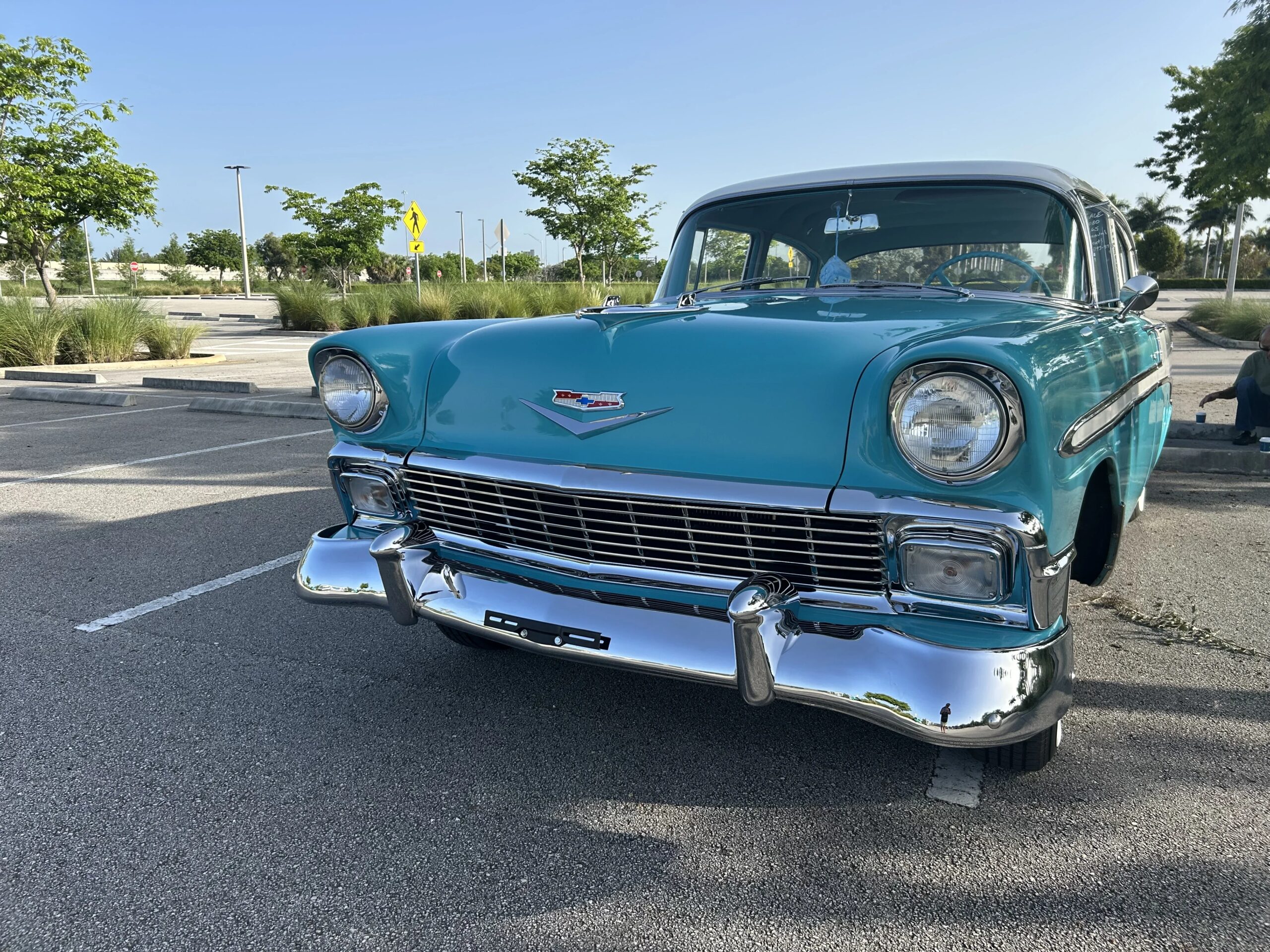 Chevrolet-Bel-air-1956-Turquoise-Turquoise-29