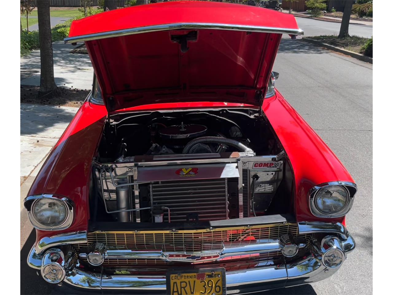 Chevrolet-Bel-air-1957-Fire-Red-Black-With-Red-Trim-6
