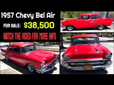 Chevrolet-Bel-air-1957-Fire-Red-Black-With-Red-Trim