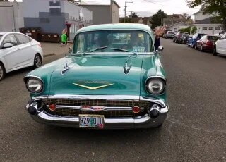 Chevrolet-Bel-air-1957-Green-Green