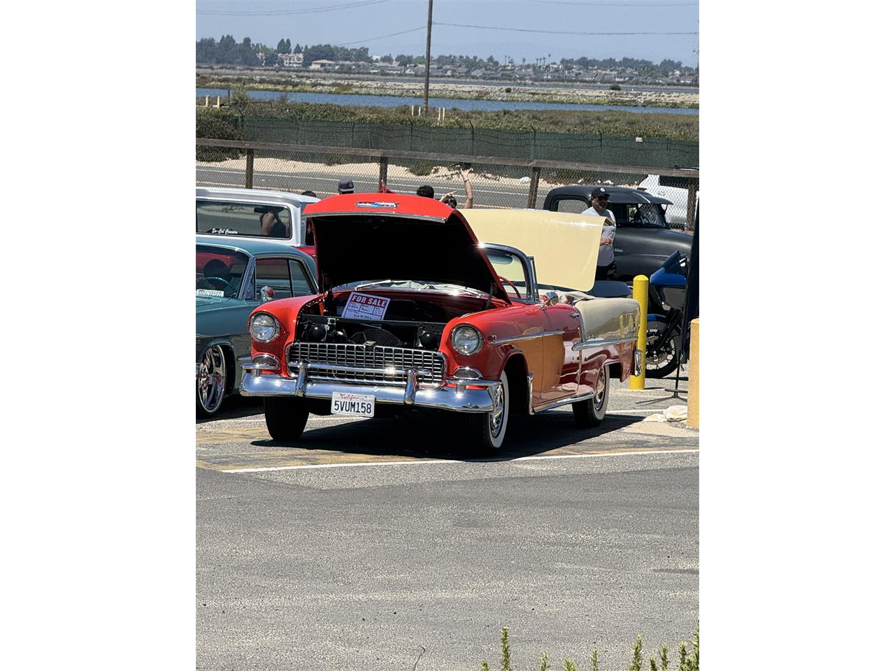 Chevrolet-Bel-air-convertible-1955-Red-and-Beige-Red-and-beige-3