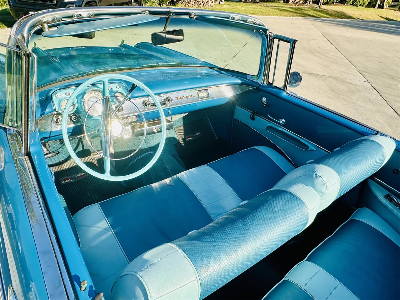 Chevrolet-Bel-air-convertible-1957-Turquoise-Blue-Ivory-7