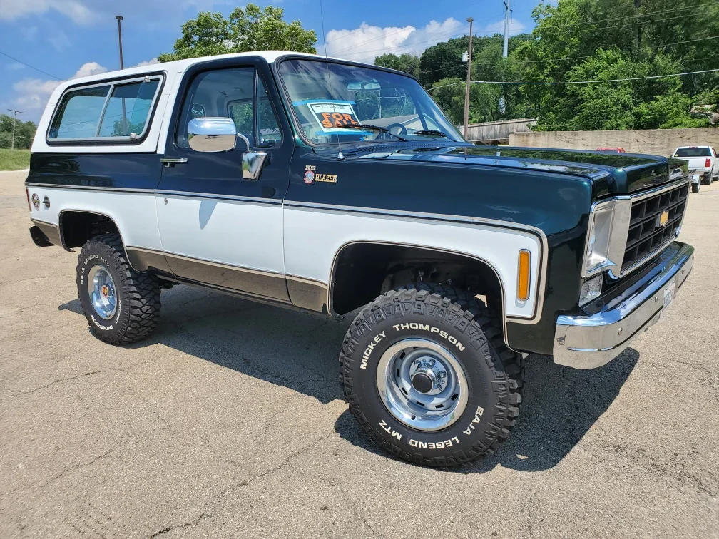 Chevrolet-Blazer-4wd-1977-Green-Black-10
