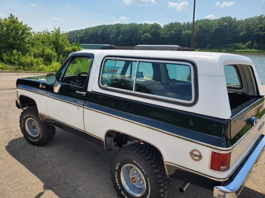Chevrolet-Blazer-4wd-1977-Green-Black-2
