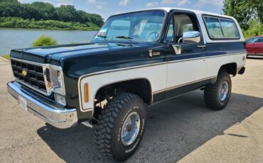Chevrolet-Blazer-4wd-1977-Green-Black-9