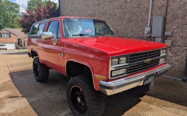 Chevrolet-Blazer-4wd-1989-Red-Black-1