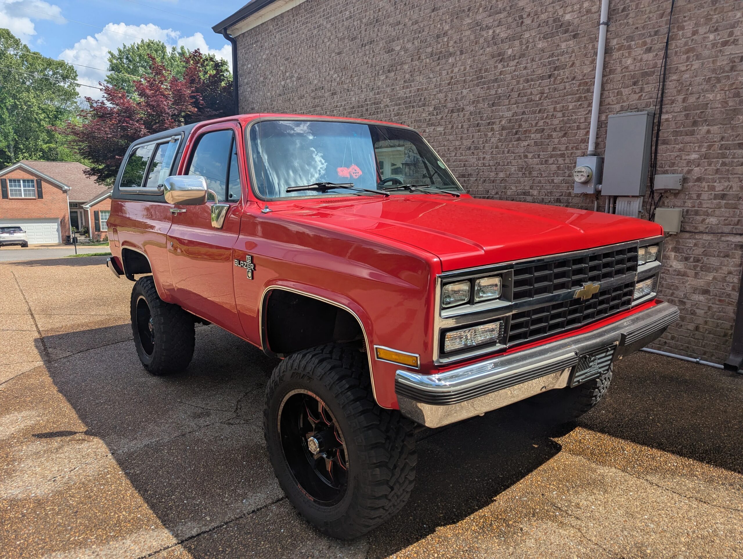 Chevrolet-Blazer-4wd-1989-Red-Black-1