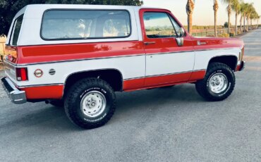 Chevrolet-Blazer-4wd-2-door-1976-Red-Black-1