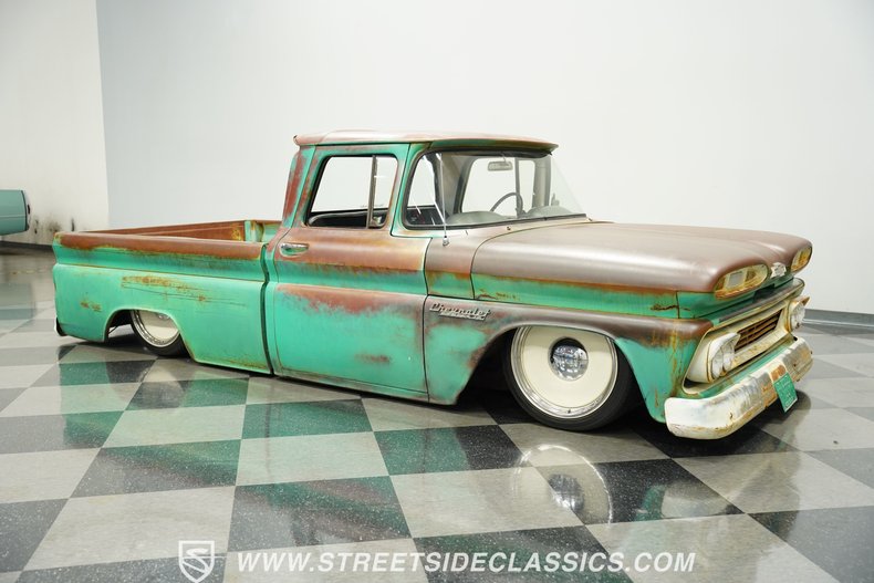 Chevrolet-C10-1960-Turquoise-Black-13