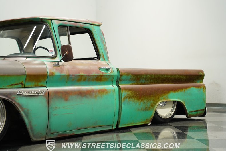 Chevrolet-C10-1960-Turquoise-Black-19