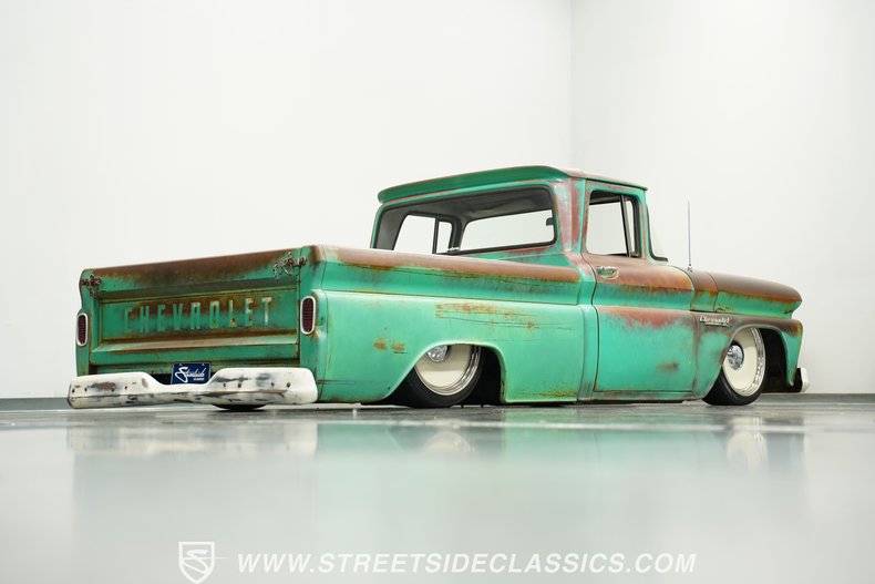 Chevrolet-C10-1960-Turquoise-Black-24