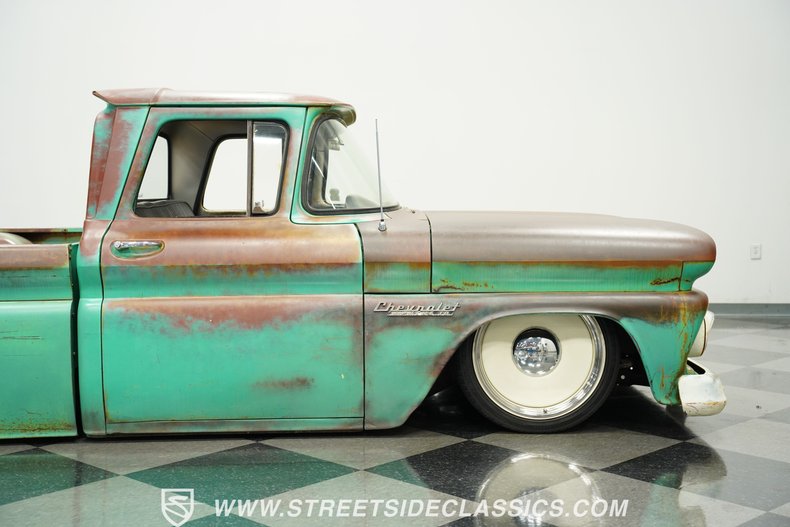 Chevrolet-C10-1960-Turquoise-Black-27