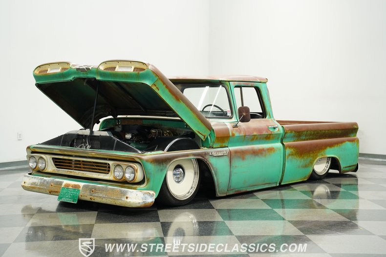 Chevrolet-C10-1960-Turquoise-Black-28