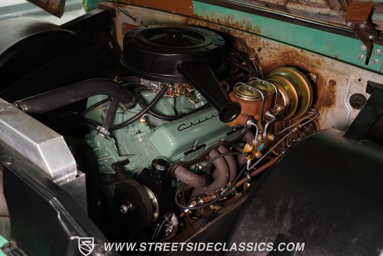 Chevrolet-C10-1960-Turquoise-Black-29