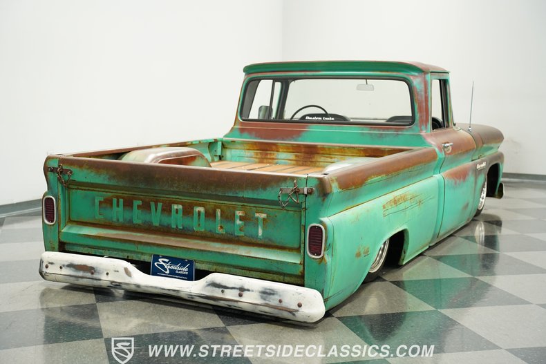 Chevrolet-C10-1960-Turquoise-Black-37