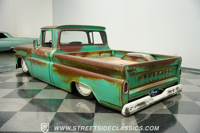 Chevrolet-C10-1960-Turquoise-Black-8