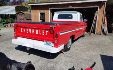 Chevrolet-C10-1966-Red-and-white-Brown-3