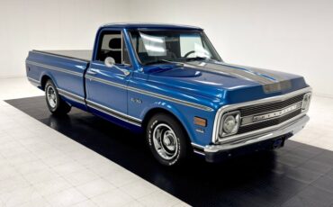 Chevrolet-C10-1969-Medium-Blue-Metallic-Black-11