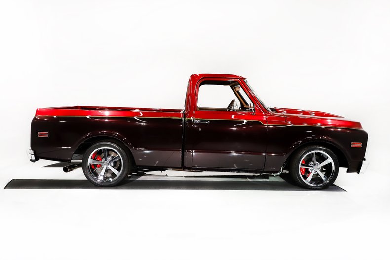 Chevrolet-C10-1971-Red-Metallic-Tan-17