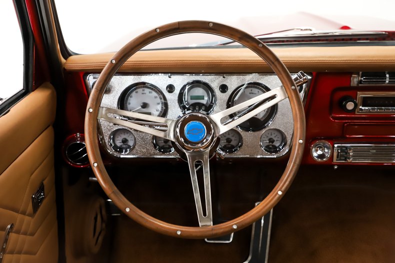 Chevrolet-C10-1971-Red-Metallic-Tan-18