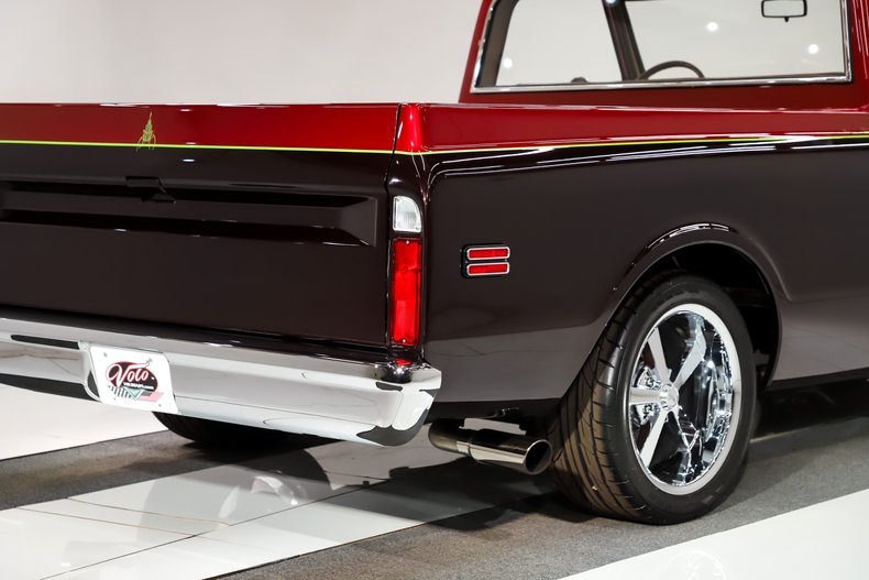 Chevrolet-C10-1971-Red-Metallic-Tan-20