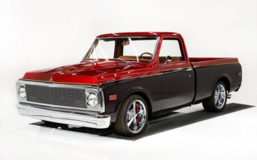 Chevrolet-C10-1971-Red-Metallic-Tan-23