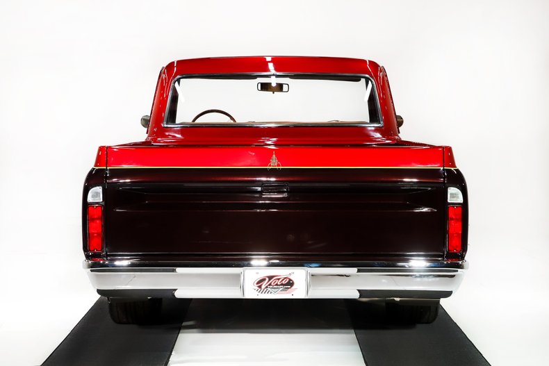 Chevrolet-C10-1971-Red-Metallic-Tan-39