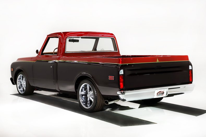 Chevrolet-C10-1971-Red-Metallic-Tan-9