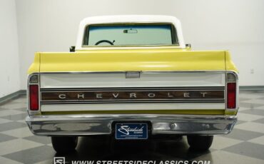 Chevrolet-C10-1972-Light-Yellow-Black-2