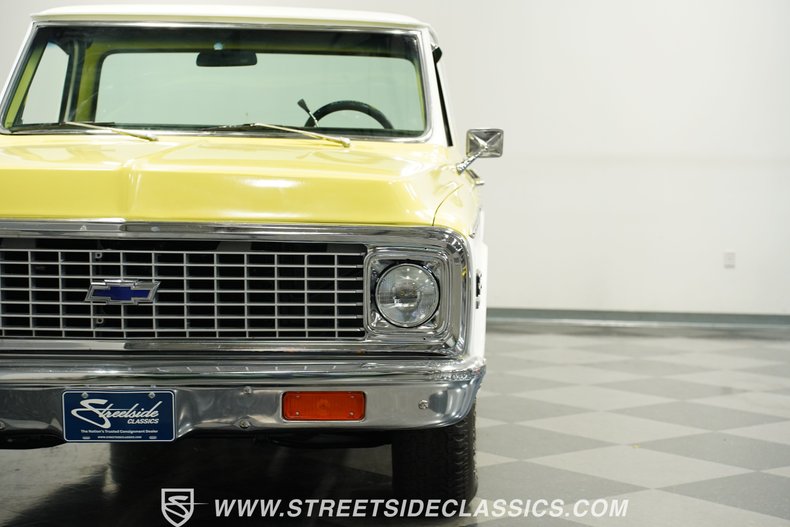 Chevrolet-C10-1972-Light-Yellow-Black-26
