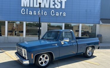 Chevrolet-C10-1979-Medium-Blue-Blue