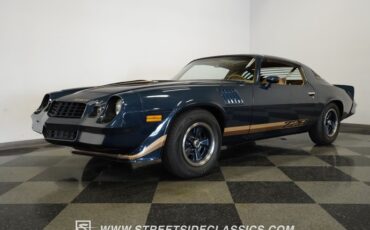 Chevrolet-Camaro-1979-Dark-Blue-Metallic-Tan-16