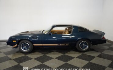 Chevrolet-Camaro-1979-Dark-Blue-Metallic-Tan-19