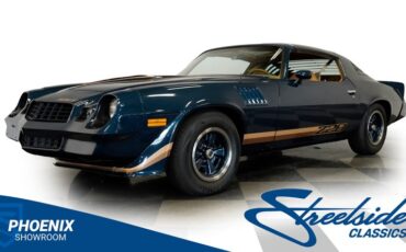 Chevrolet-Camaro-1979-Dark-Blue-Metallic-Tan