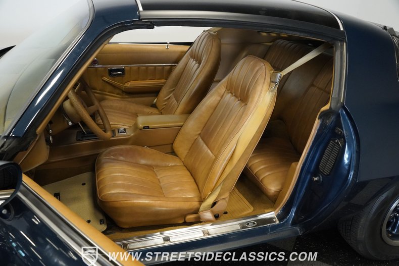 Chevrolet-Camaro-1979-Dark-Blue-Metallic-Tan-40