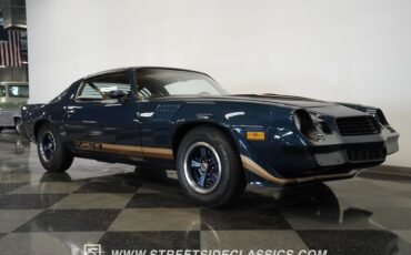 Chevrolet-Camaro-1979-Dark-Blue-Metallic-Tan-5