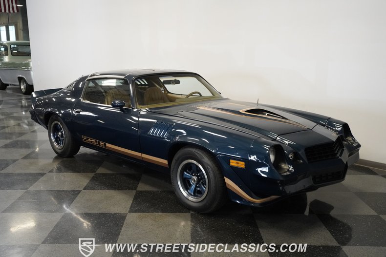 Chevrolet-Camaro-1979-Dark-Blue-Metallic-Tan-6