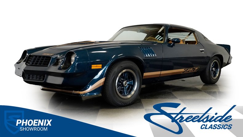 Chevrolet-Camaro-1979-Dark-Blue-Metallic-Tan