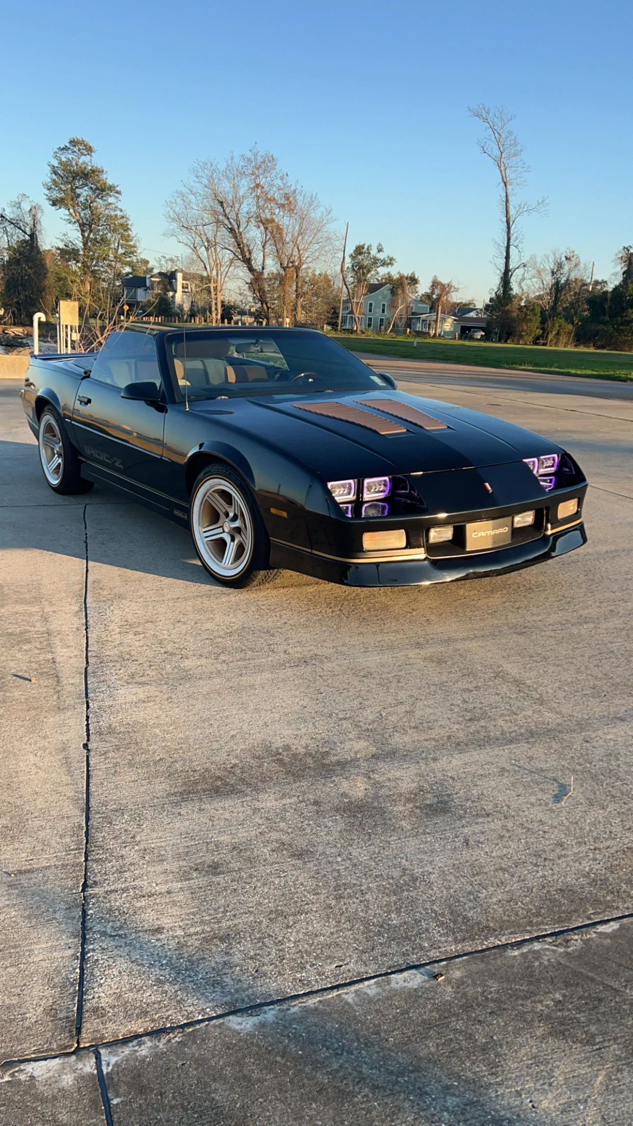 Chevrolet-Camaro-convertible-1989-Black-Beige-7