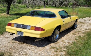 Chevrolet-Camaro-lt-coupe-1978-Yellow-Tan-1
