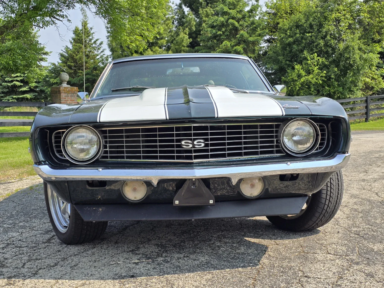 Chevrolet-Camaro-ss-coupe-1969-Green-Green-1