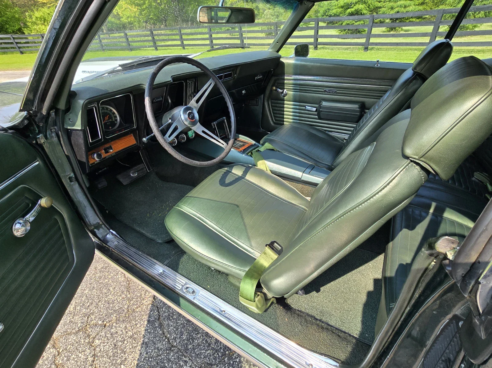 Chevrolet-Camaro-ss-coupe-1969-Green-Green-11