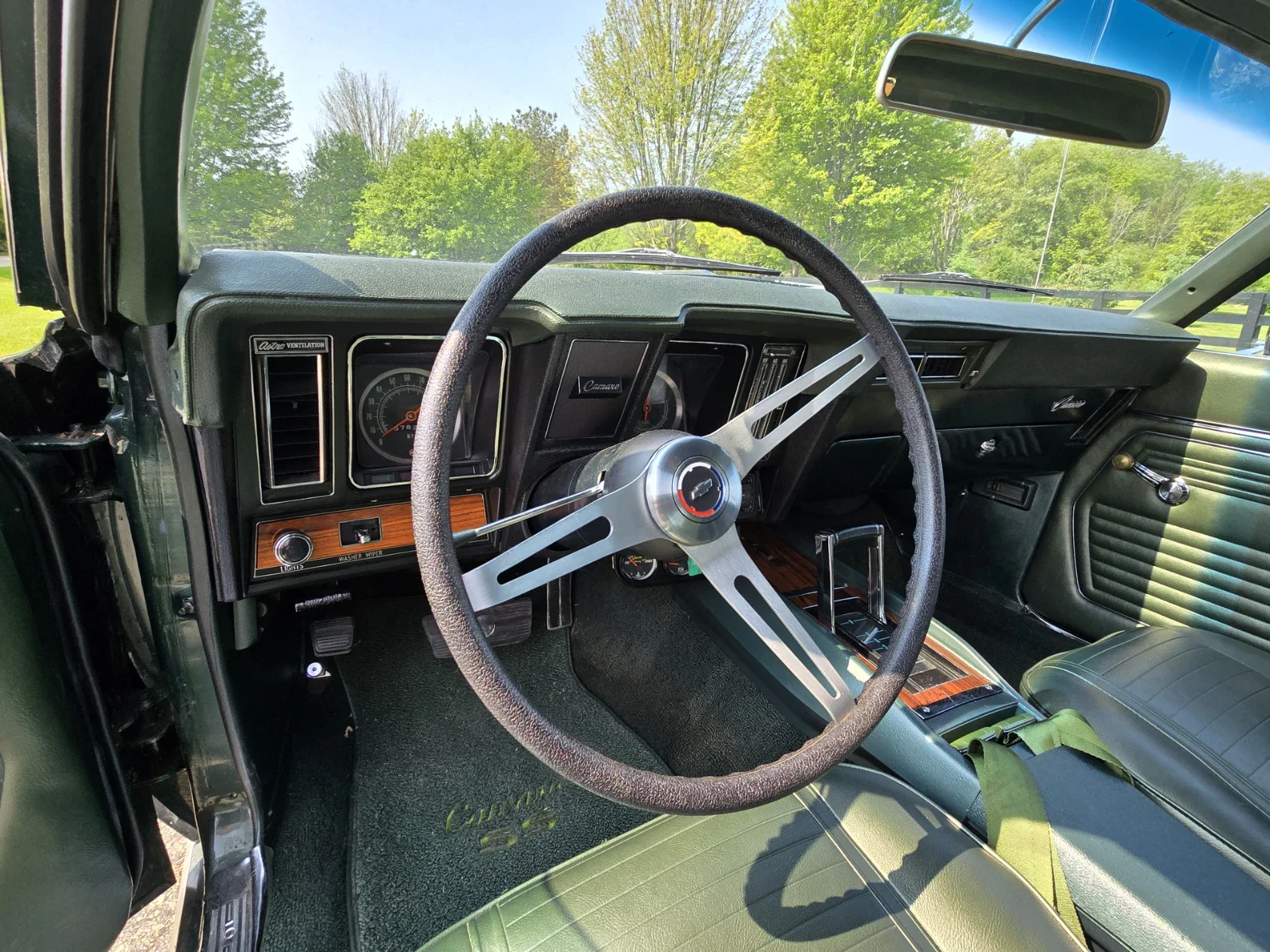 Chevrolet-Camaro-ss-coupe-1969-Green-Green-12